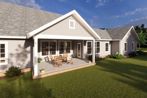 Exterior - Other Elevation 2 for Farmhouse House Plan #513-2209 - 5 bed, 4 bath