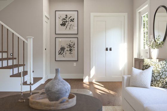 Interior - Entry 1 for Traditional House Plan #455-782 - 3 bed, 2.5 bath