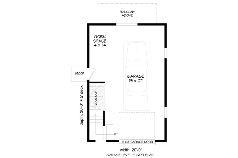 House Blueprint - Floor Plan - Main Floor for Southern House Plan #932-1340, 0 bath