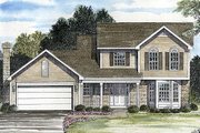 Traditional Style House Plan - 3 Beds 2.5 Baths 1813 Sq/Ft Plan #316-111 