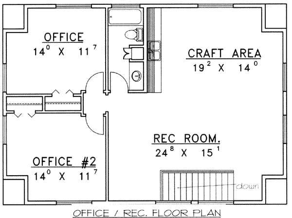 House Design - Country Floor Plan - Upper Floor Plan #117-479