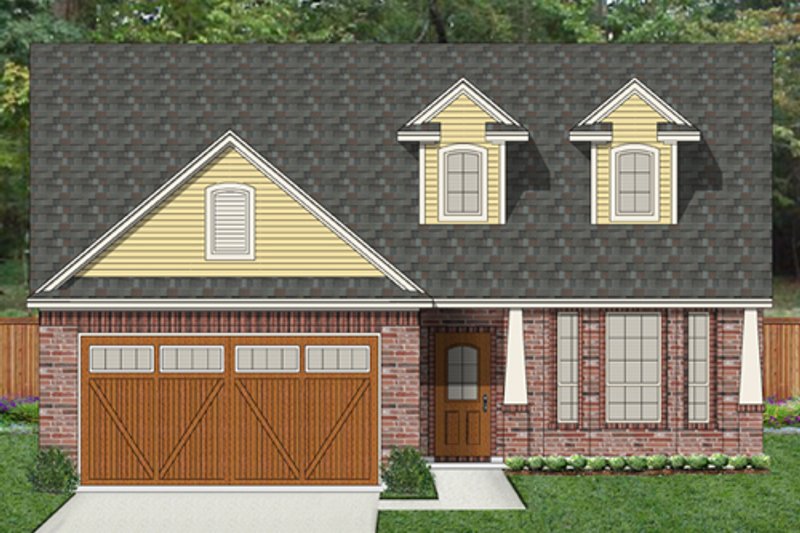 Architectural House Design - Craftsman Exterior - Front Elevation Plan #84-526