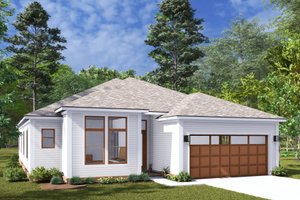 Modern Exterior - Front Elevation Plan #513-2282