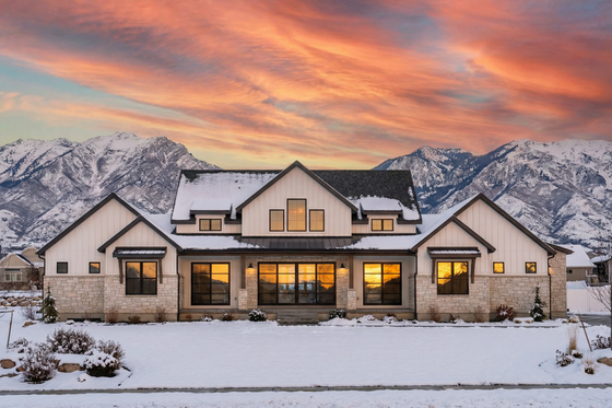 Exterior - Front Elevation 4 for Farmhouse House Plan #1096-31 - 4 bed, 4.5 bath