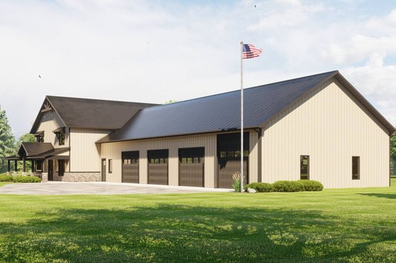 Exterior - Other Elevation for Barndominium House Plan #1064-264 - 3 bed, 3 bath