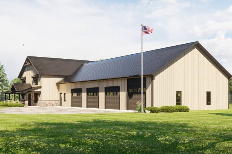 Home Plan - Exterior - Other Elevation for Barndominium House Plan #1064-264 - 3 bed, 3 bath