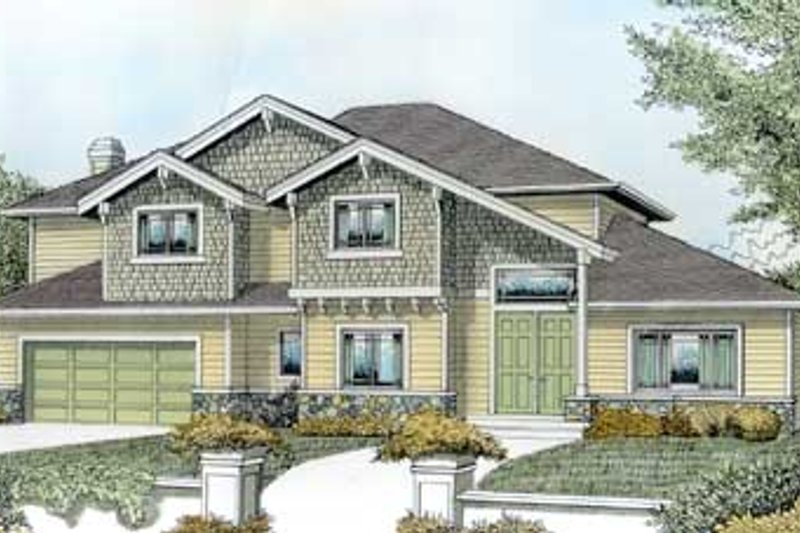 Bungalow Style House Plan - 4 Beds 2.5 Baths 3263 Sq/Ft Plan #102-206