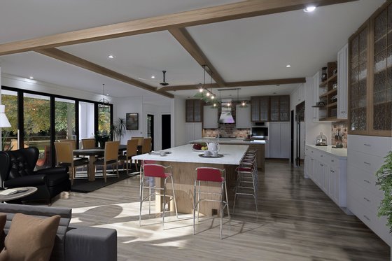 Interior - Kitchen 1 for Farmhouse House Plan #1101-2 - 5 bed, 5.5 bath