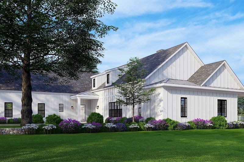 House Plan Design - Exterior - Front Elevation 8 for Farmhouse House Plan #54-454 - 3 bed, 3.5 bath