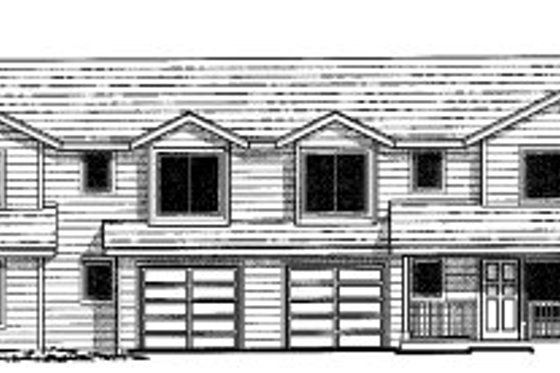 Exterior - Front Elevation for Traditional House Plan #303-405 - 3 bed, 2.5 bath