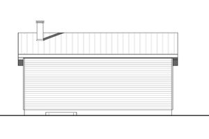 Exterior - Rear Elevation for Cottage House Plan #23-2300 - 1 bed, 1 bath