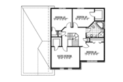 European Style House Plan - 3 Beds 1.5 Baths 2152 Sq/Ft Plan #138-271 