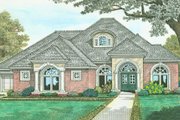 European Style House Plan - 3 Beds 2.5 Baths 2551 Sq/Ft Plan #310-374 