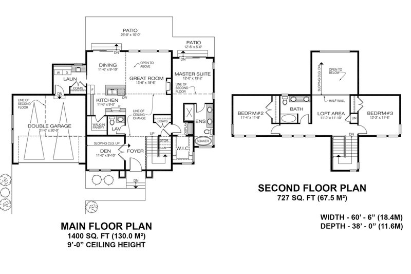 Home Plan - Floor Plan - Other Floor for Contemporary House Plan #1100-21 - 3 bed, 2.5 bath