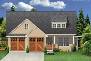 Craftsman Exterior - Front Elevation Plan #84-451