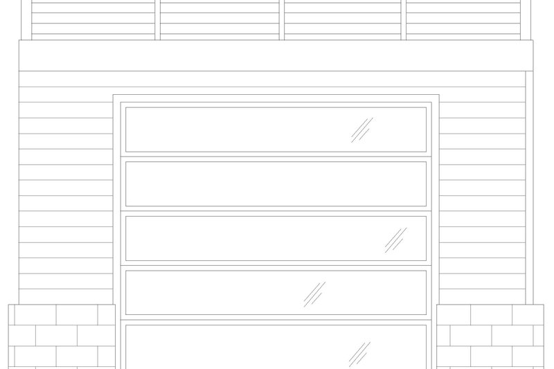 House Blueprint - Exterior - Front Elevation 3 for Country House Plan #932-1157, 0 bath