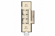Southern Style House Plan - 3 Beds 2.5 Baths 1649 Sq/Ft Plan #36-499 