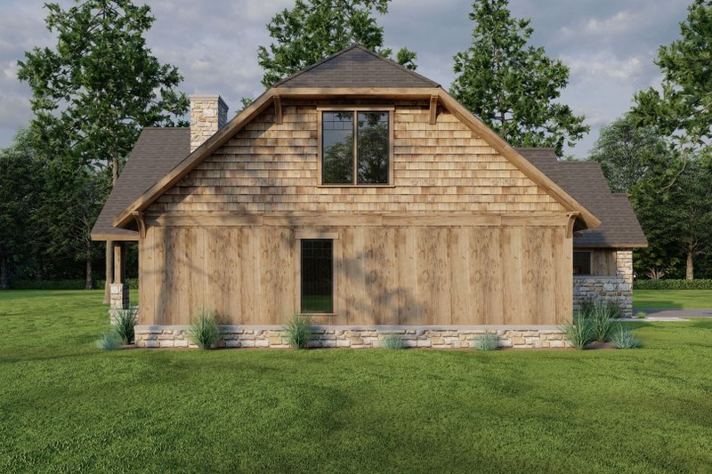 Home Plan - Exterior - Covered Porch for Craftsman House Plan #17-2814 - 4 bed, 2 bath