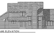 Traditional Style House Plan - 3 Beds 2.5 Baths 1900 Sq/Ft Plan #70-234 