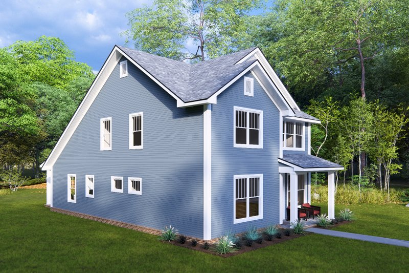 House Plan Design - Exterior - Other Elevation 3 for Cottage House Plan #513-2263 - 3 bed, 2.5 bath