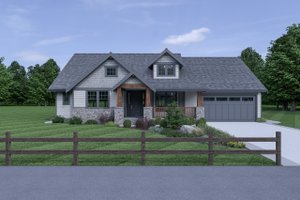 Traditional Exterior - Front Elevation Plan #1070-212