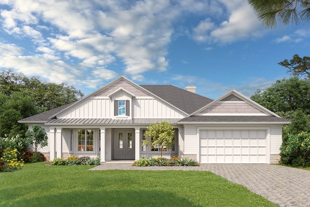 Exterior - Front Elevation 2 for Farmhouse House Plan #938-54 - 3 bed, 3 bath