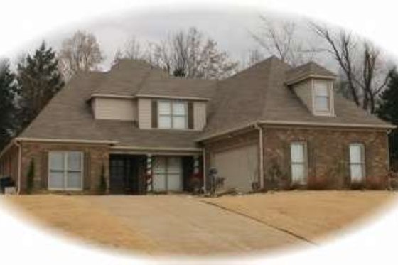 Exterior - Front Elevation for European House Plan #81-1083 - 4 bed, 3.5 bath