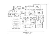 Classical Style House Plan - 5 Beds 5.5 Baths 5389 Sq/Ft Plan #1054-53 