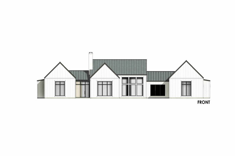 Architectural House Design - Exterior - Front Elevation 5 for Modern House Plan #1096-95 - 3 bed, 2 bath