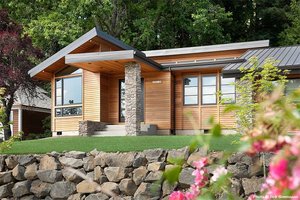 Front View - 3300 square foot Modern home