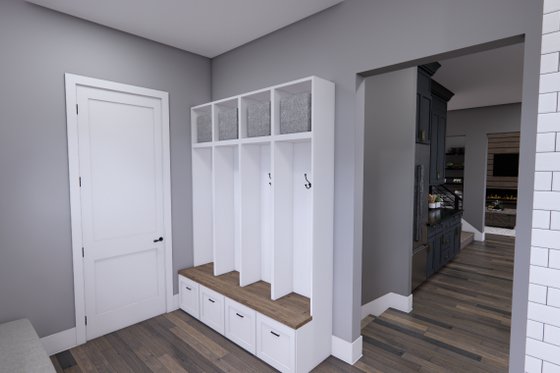 Interior - Entry for Farmhouse House Plan #51-1247 - 4 bed, 5 bath