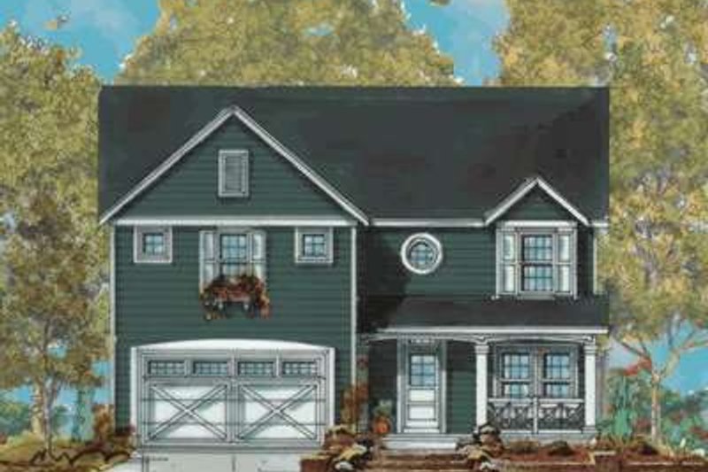 Home Plan - Traditional Exterior - Front Elevation Plan #20-1847