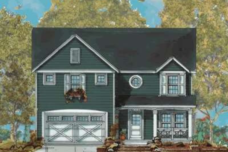 Traditional Style House Plan - 4 Beds 3 Baths 2649 Sq/Ft Plan #20-1847