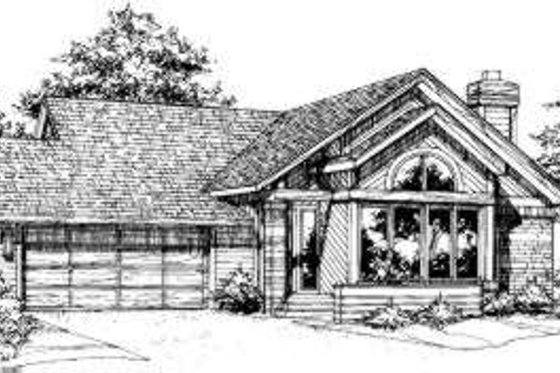 Exterior - Other Elevation for Traditional House Plan #320-127 - 3 bed, 2 bath