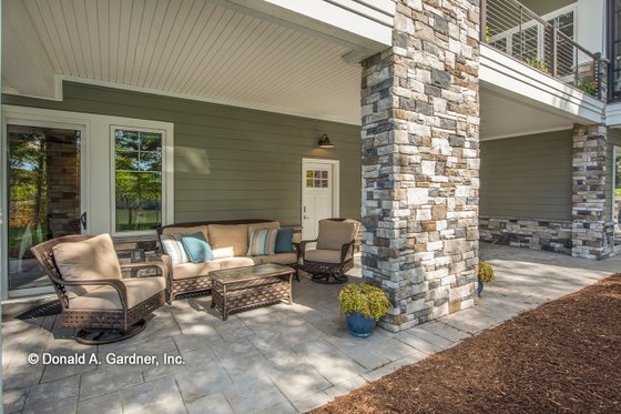 Exterior - Outdoor Living 1 for Traditional House Plan #929-1042 - 5 bed, 5 bath