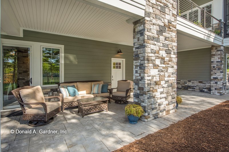 Dream House Plan - Exterior - Outdoor Living 1 for Traditional House Plan #929-1042 - 5 bed, 5 bath