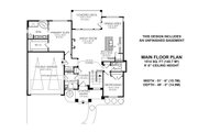 Craftsman Style House Plan - 2 Beds 2 Baths 1514 Sq/Ft Plan #1100-69 