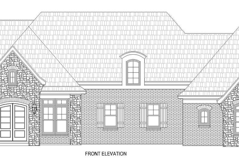 Architectural House Design - Exterior - Front Elevation 3 for Traditional House Plan #932-682 - 3 bed, 2.5 bath