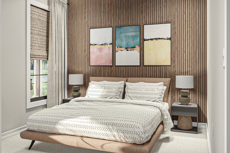Home Plan - Interior - Bedroom for Southern House Plan #455-546 - 3 bed, 2 bath