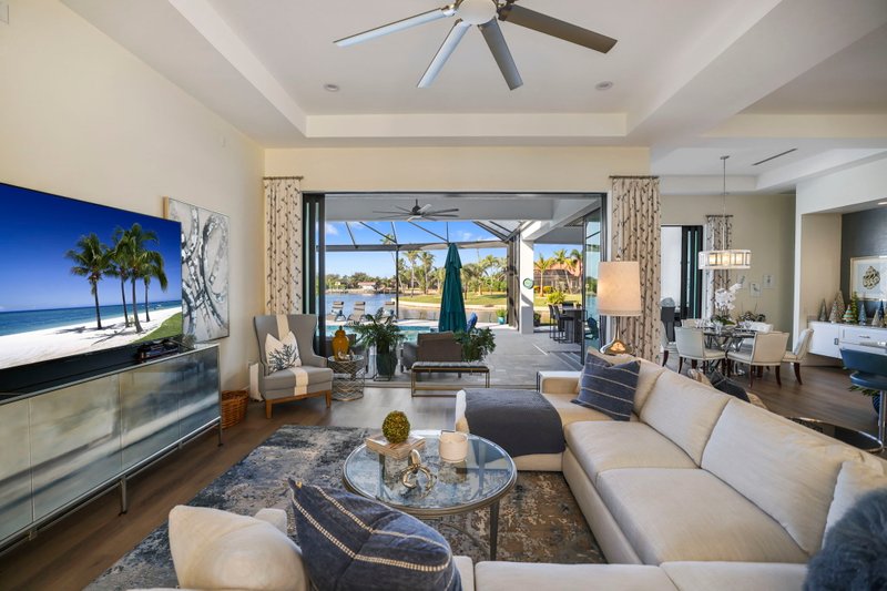House Blueprint - Interior - Family Room 4 for Contemporary House Plan #930-533 - 3 bed, 3 bath