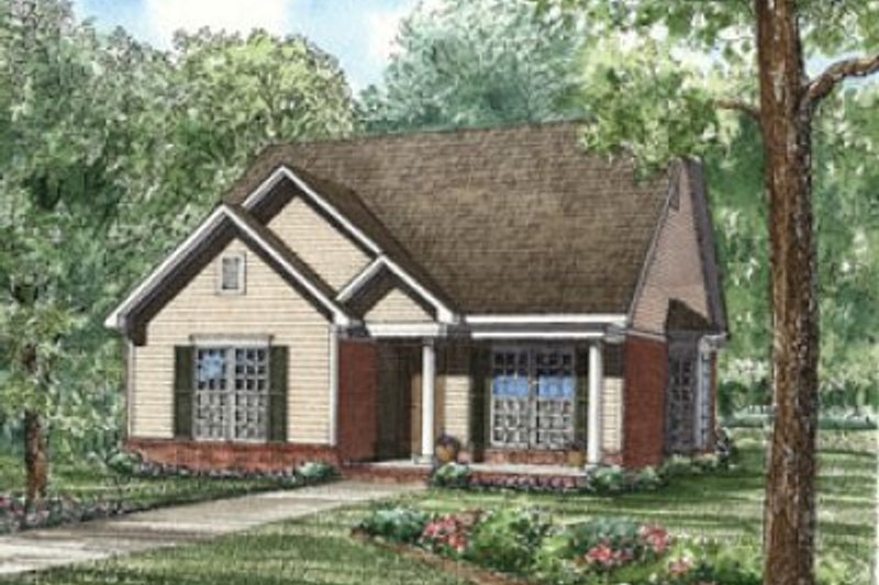 Dream House Plan - Traditional Exterior - Front Elevation Plan #17-127