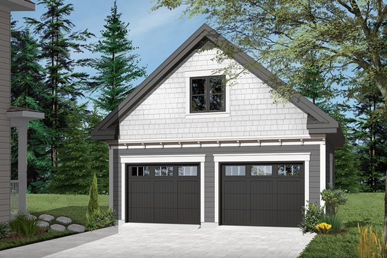 Exterior - Front Elevation 4 for Craftsman House Plan #23-2477, 0 bath