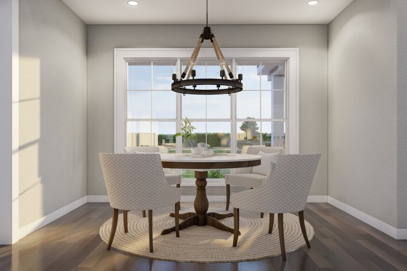 Dream House Plan - Interior - Dining Room for Farmhouse House Plan #923-369 - 3 bed, 2.5 bath
