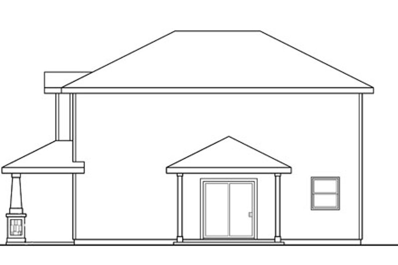 Home Plan - Exterior - Other Elevation 1 for Craftsman House Plan #124-755 - 3 bed, 2.5 bath