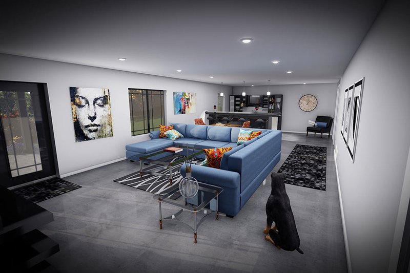 House Design - Interior - Other for Modern House Plan #70-1542 - 5 bed, 3 bath