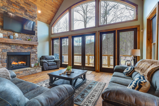 Interior - Family Room for Craftsman House Plan #54-441 - 4 bed, 3 bath
