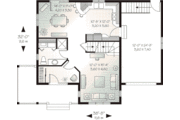 Country Style House Plan - 3 Beds 2 Baths 1432 Sq/Ft Plan #23-482 