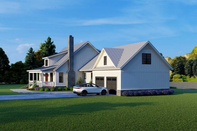 House Plan Design - Photo 1 for Farmhouse House Plan #932-725 - 4 bed, 2.5 bath