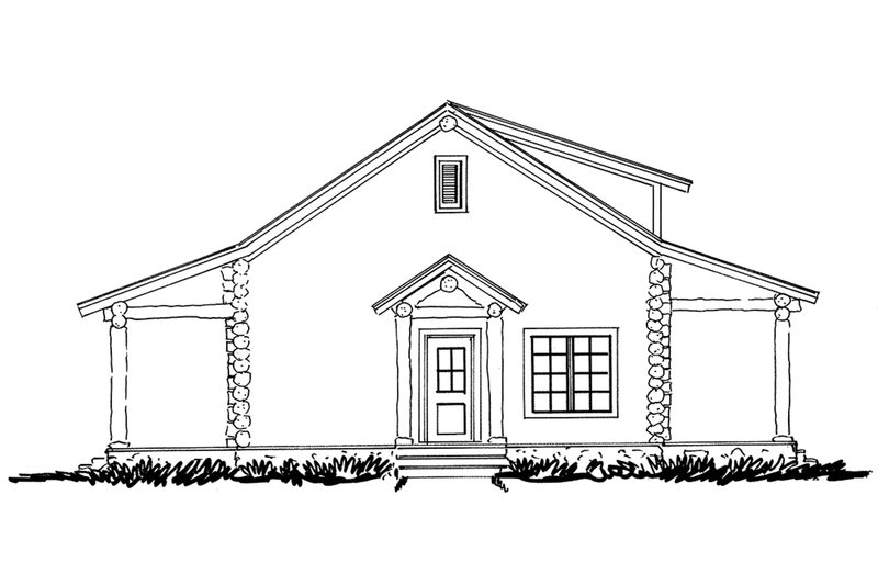 Dream House Plan - Right Side Elevation
