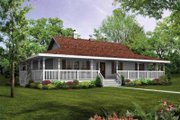 Farmhouse Style House Plan - 3 Beds 2 Baths 1601 Sq/Ft Plan #47-648 